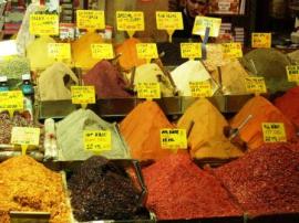 spices at spice bazaar